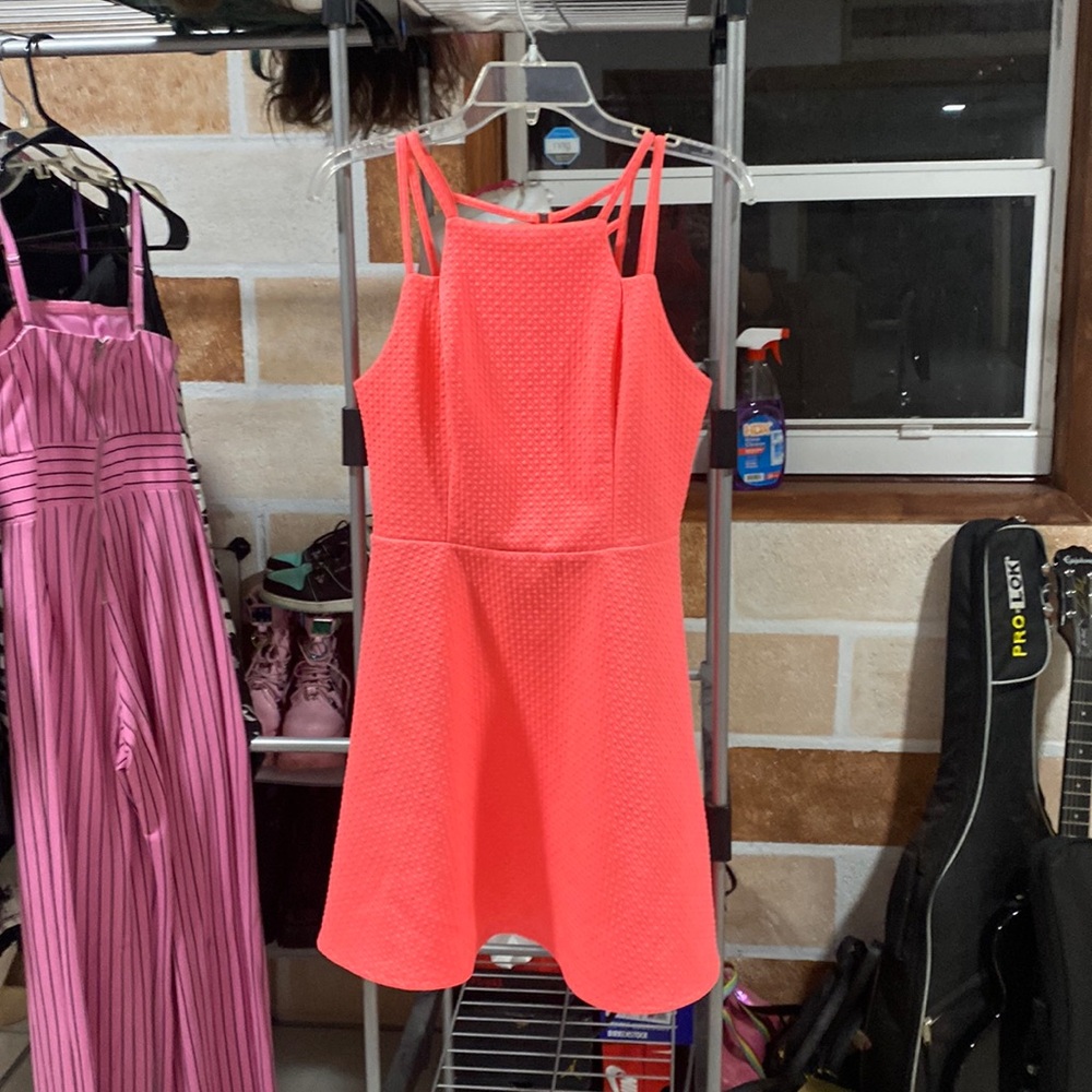 Material Girl pink mini dress